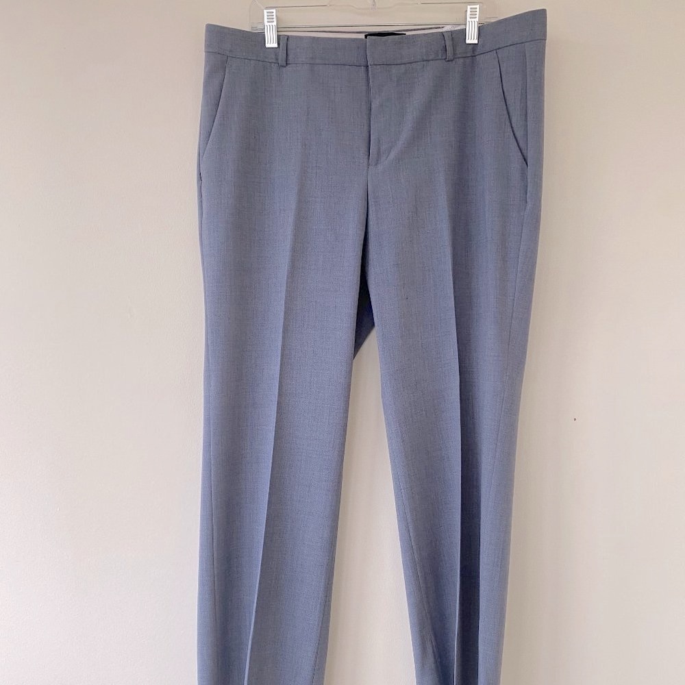Banana Republic Light Blue Suit Pants Size 14 Logan Style